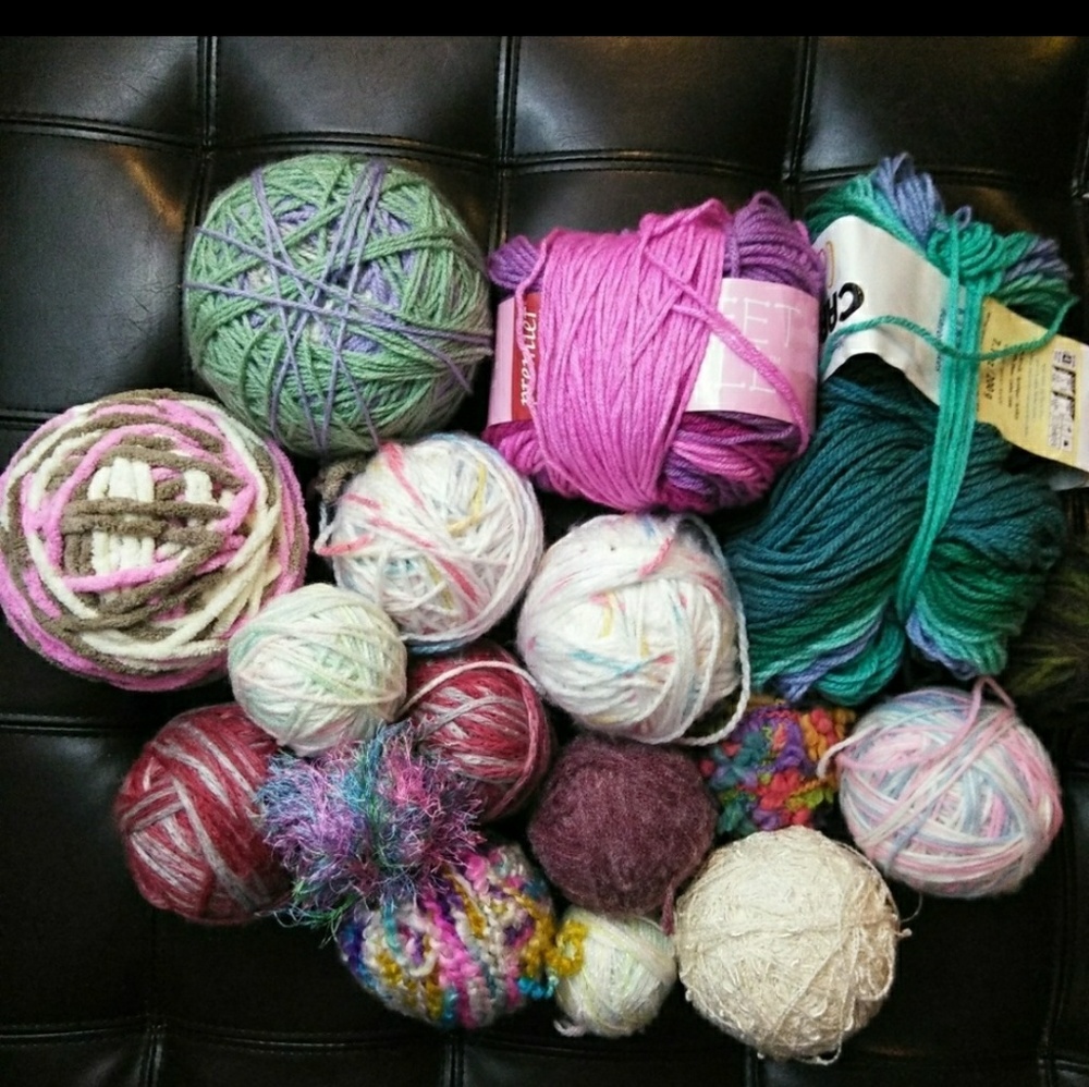 RESERVED - Variegated Mixed Yarn Lot